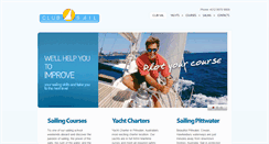 Desktop Screenshot of clubsail.com.au