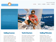 Tablet Screenshot of clubsail.com.au